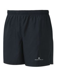 RonHill Mens Core 5 inch Short Black/Bright White